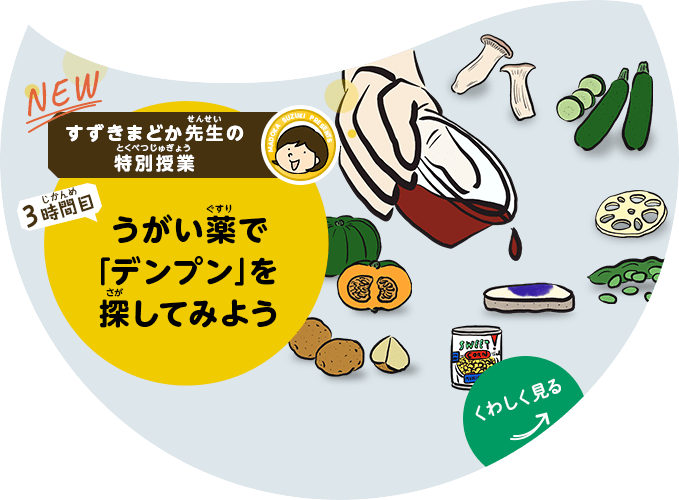 【3時間目】うがい薬で「デンプン」を探してみよう